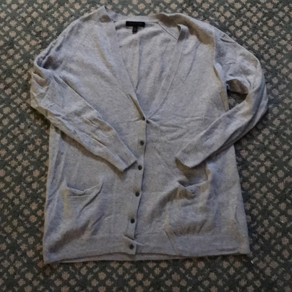 Banana Republic grey cardigan